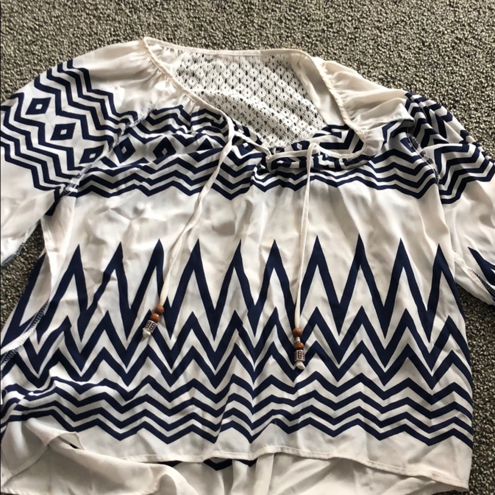 3/4 sleeve blouse from Buckle
